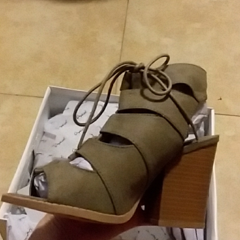 Olive sandals